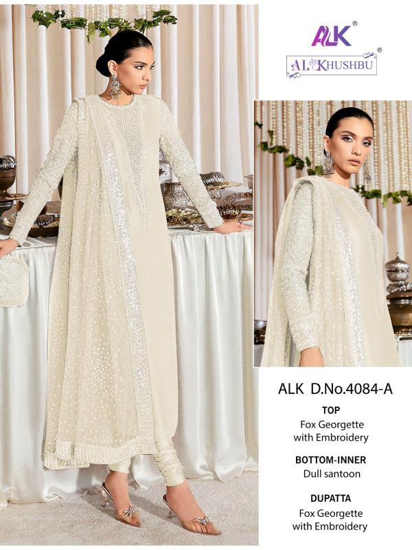 Alk Khushbu Fiza Vol 1 GeorgetteDesigner Pakistani Suit Collection